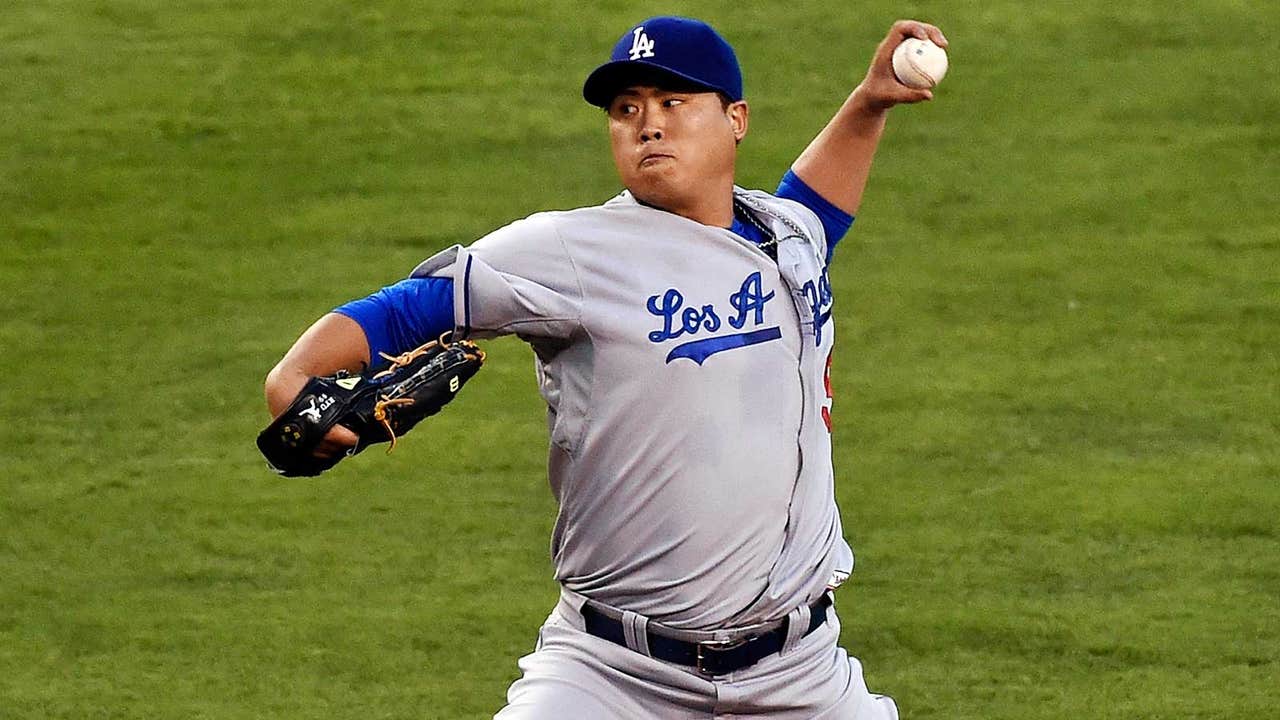 Ryu pitches Dodgers past Angels to take Freeway Series